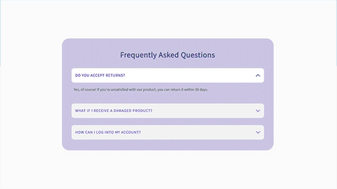 Examples of Abra Shopify sections