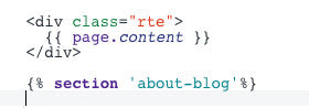 Add the code snippet
